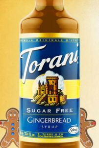 Torani Gingerbread And Maple Syrup Latte