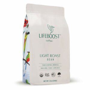 Lifeboost Organic Light Roast Coffee Beans