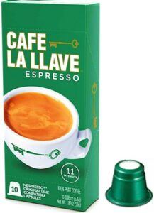 Café La Llave Decaf Espresso Coffee Pods