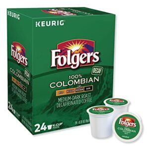 Folgers 100% Colombian Decaffeinated K Cup