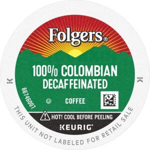 Folgers Decaf K-cup Caffeine Content