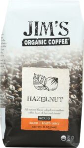Jim's Organic Hazelnut Coffee