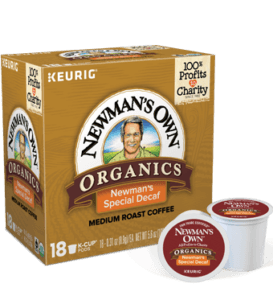 Newman’s Own ‘Organics’ Decaf K-Cups