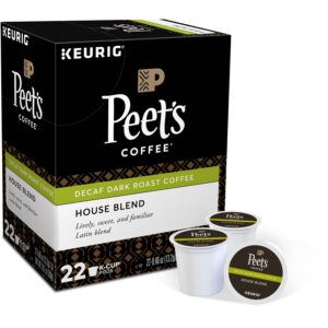 Peet’s Coffee Decaf House Blend Decaffeinated K-Cups