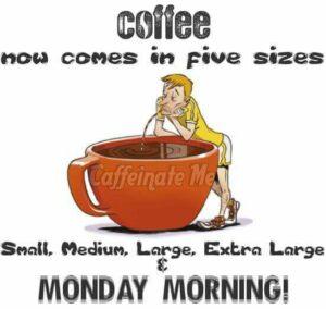 The Five Sizes Of Coffee