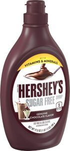 Hershey's sugar-free chocolate syrup