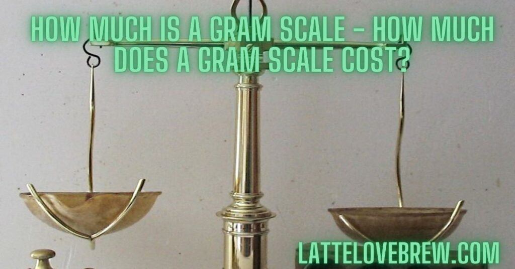 How Much Is A Gram Scale - How Much Does A Gram Scale Cost