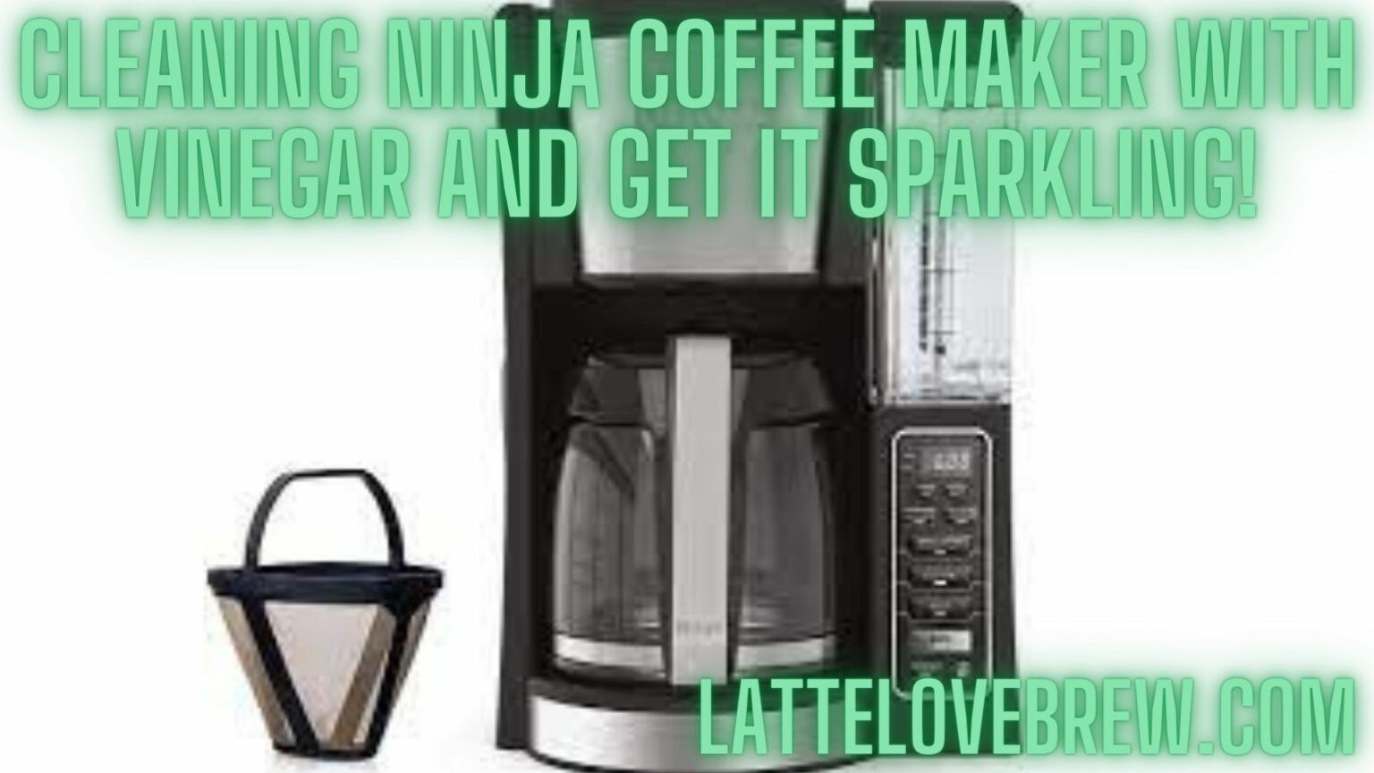 Cleaning Ninja Coffee Maker With Vinegar And Get It Sparkling! Latte