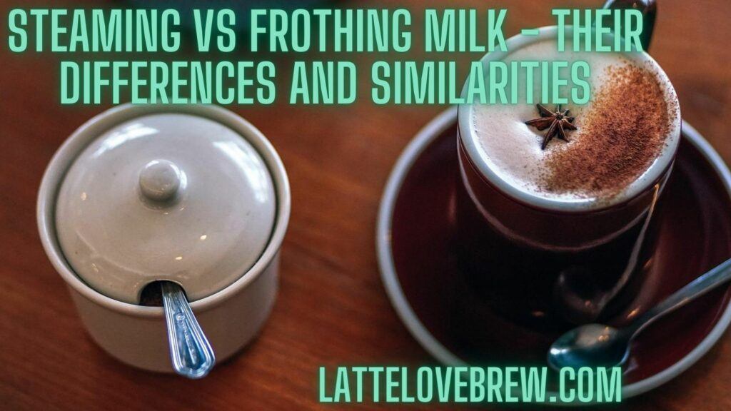 Steaming Vs Frothing Milk - Their Differences And Similarities