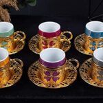 Vintage Espresso Cups and Saucers