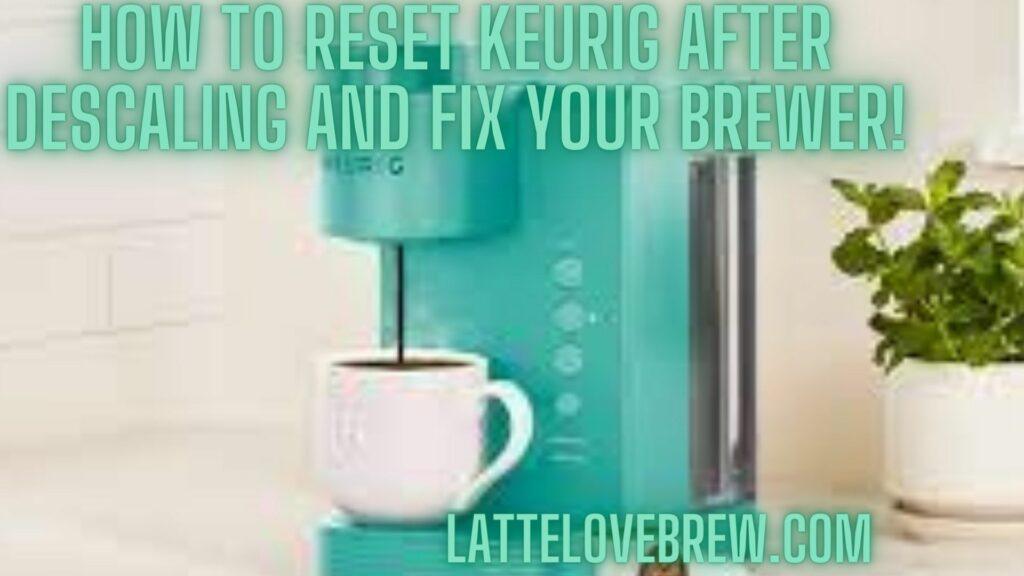 How To Reset Keurig After Descaling And Fix Your Brewer!