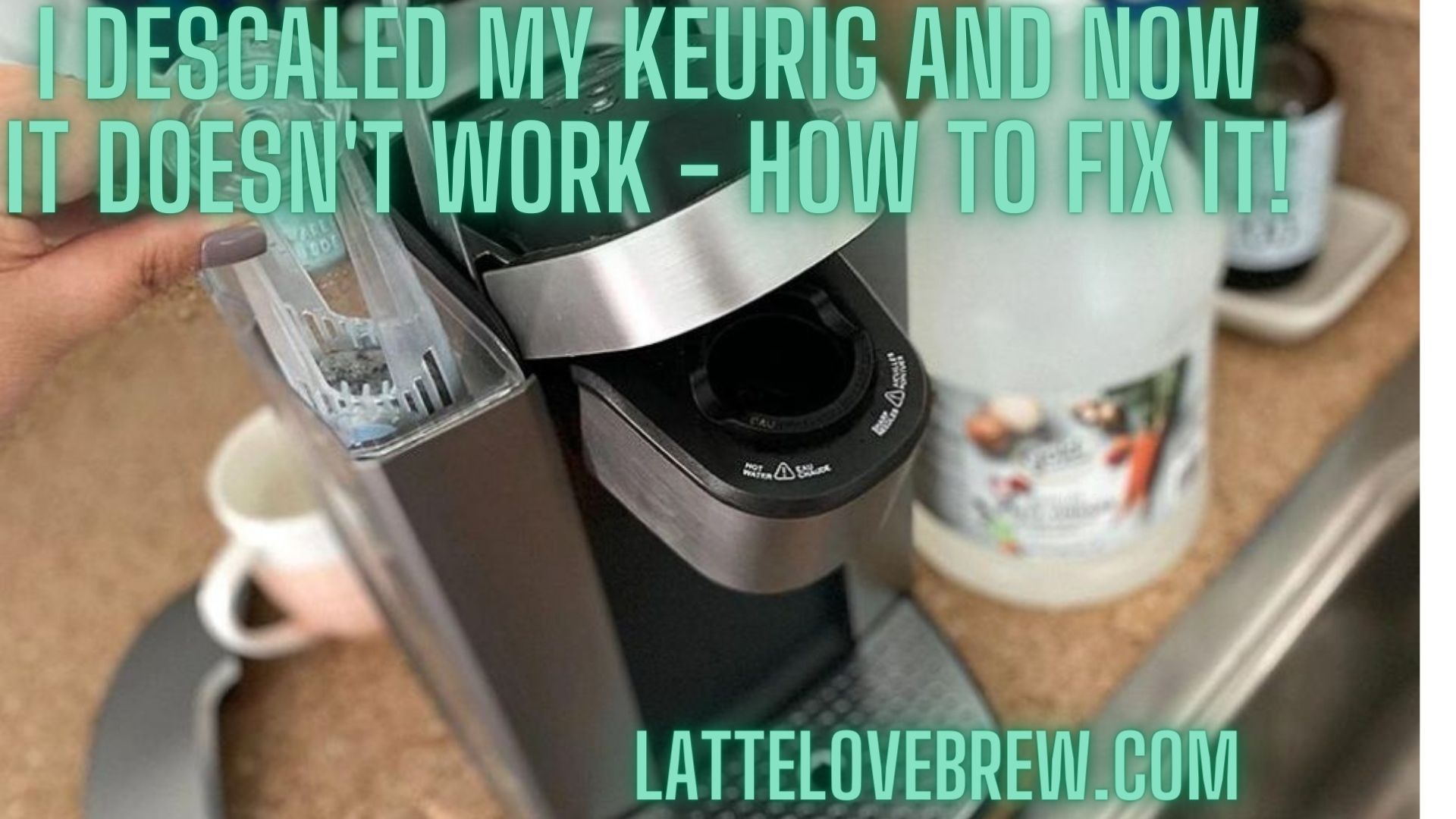 How To Fix Keurig K-Cafe SMART Coffee Maker NO POWER DEAD Reset Thermostat  