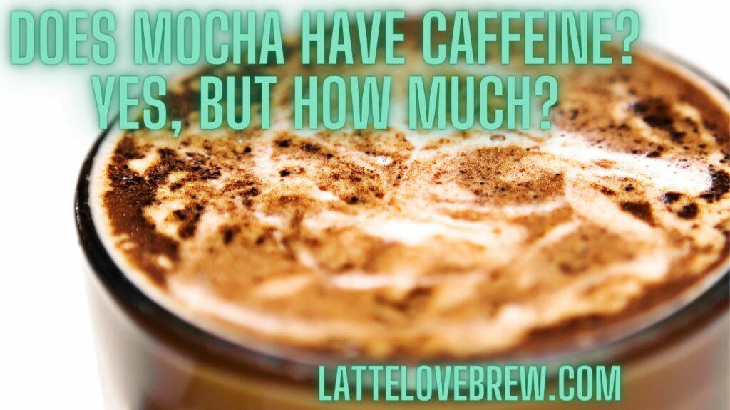 Does Mocha Have Caffeine Yes, But How Much