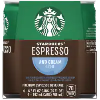 How Much Caffeine In Starbucks Doubleshot Espresso Light